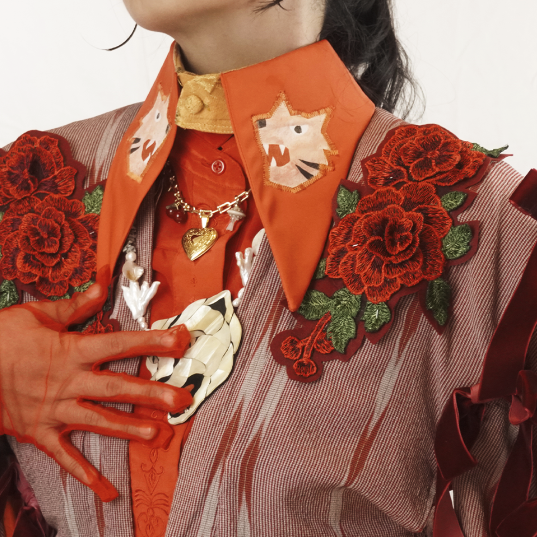 Creature Collar - RED TIGER π