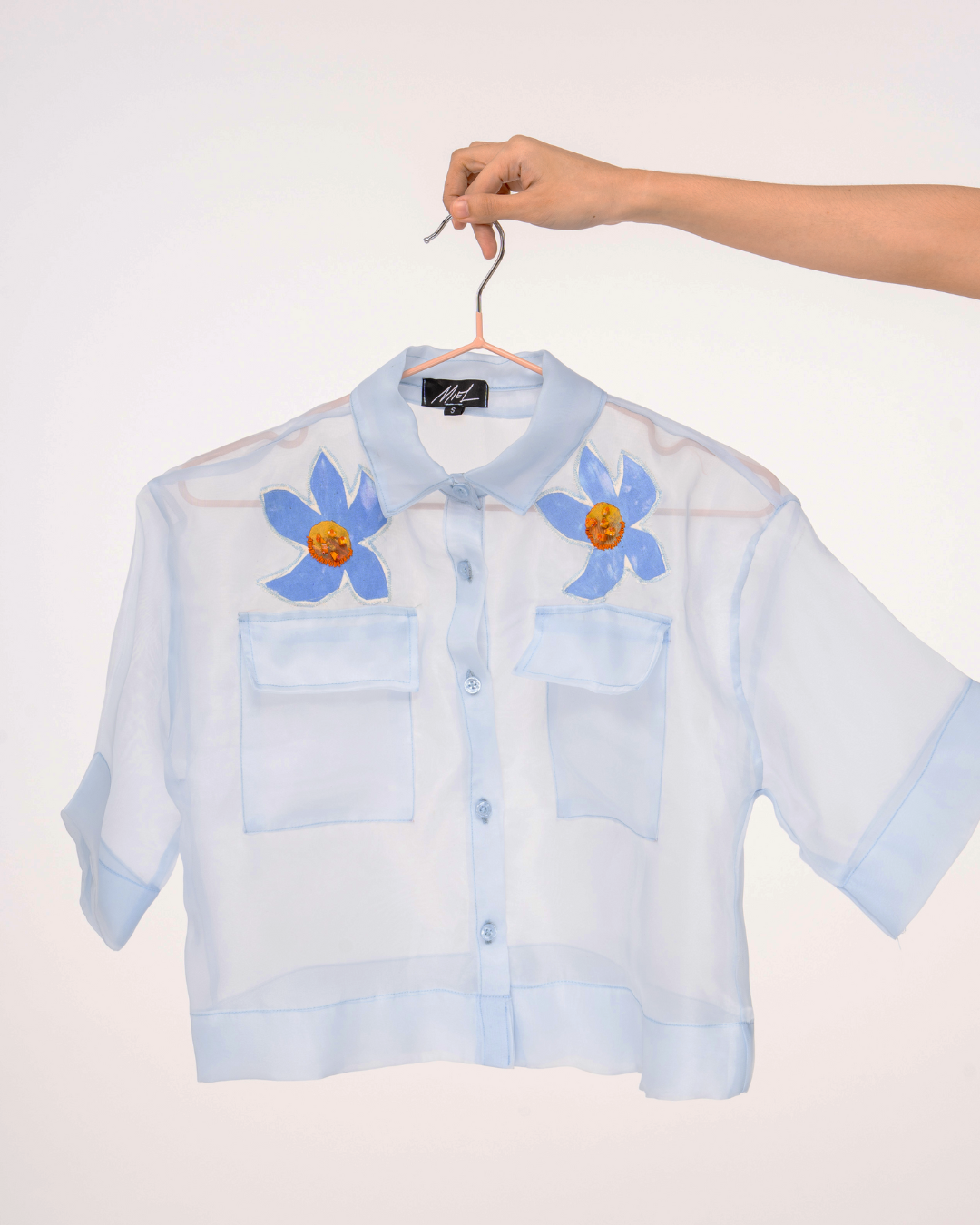 Hexie Sheer Polo Top - STARFLOWER ðŸ’