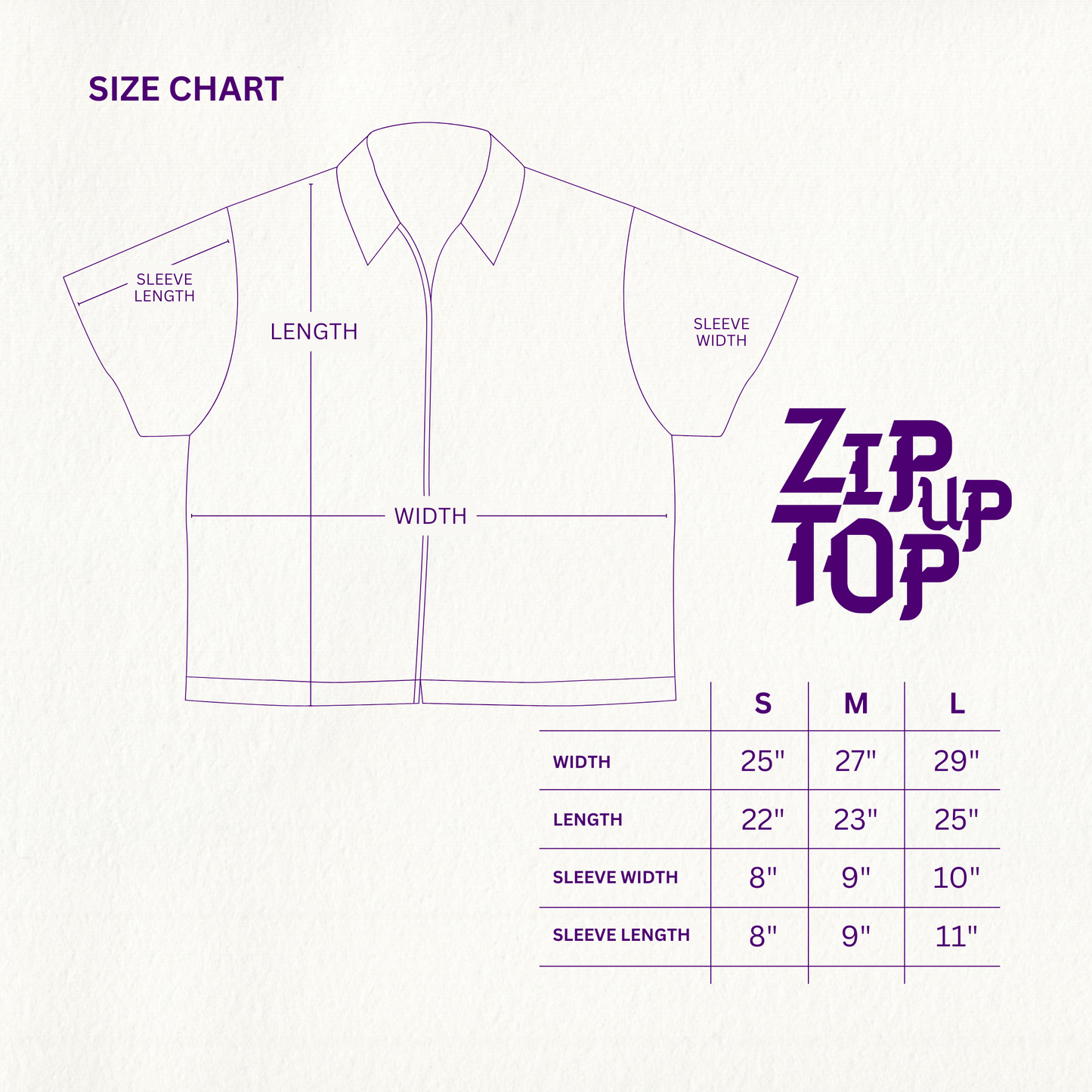 Zip Up Top - STARBURST 🪷