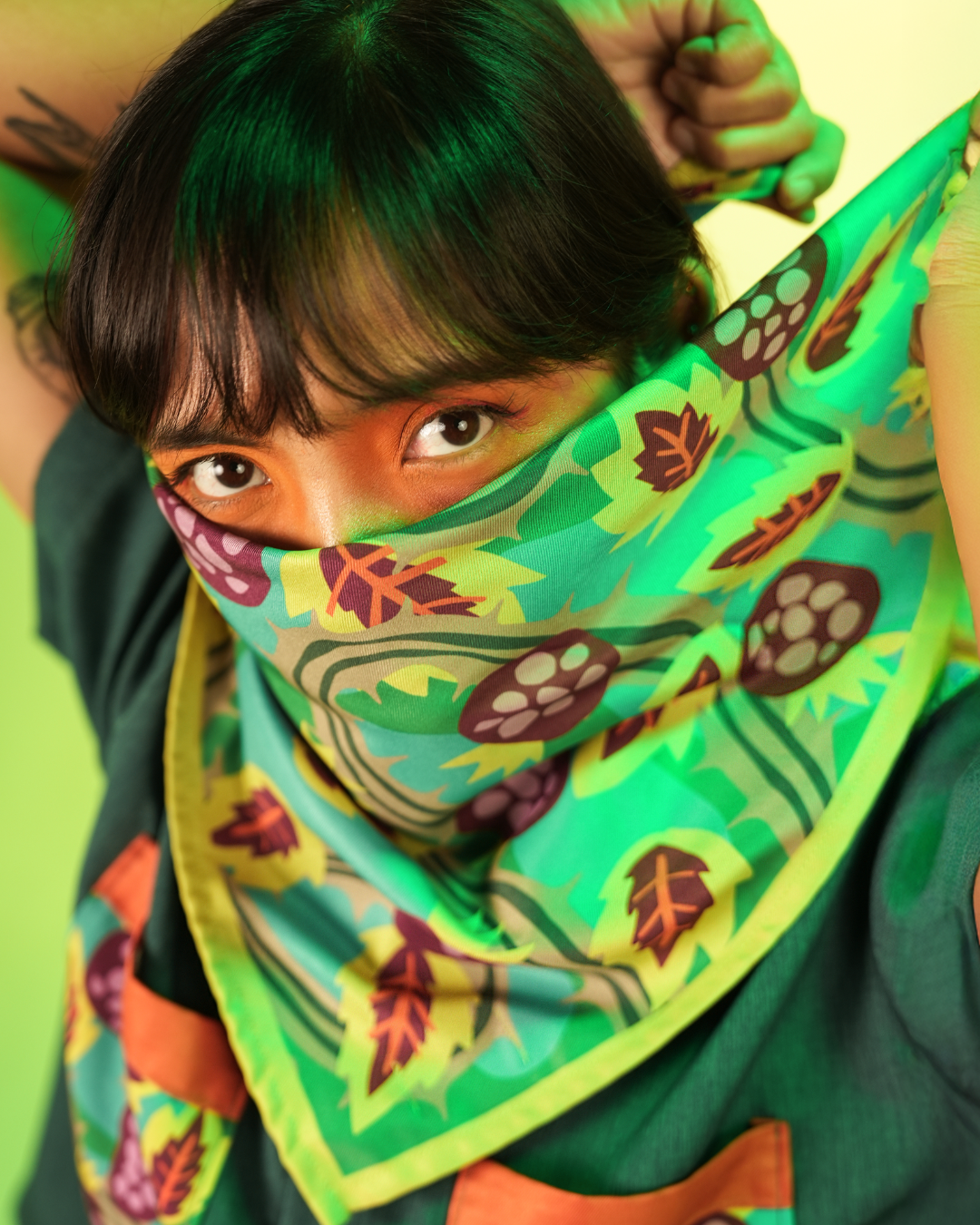 Print Mix Scarf - BRAMBLEBERRY JAM🍓