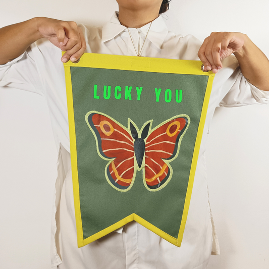 LUCKY YOU House Flag