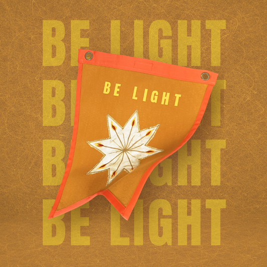 BE LIGHT House Flag