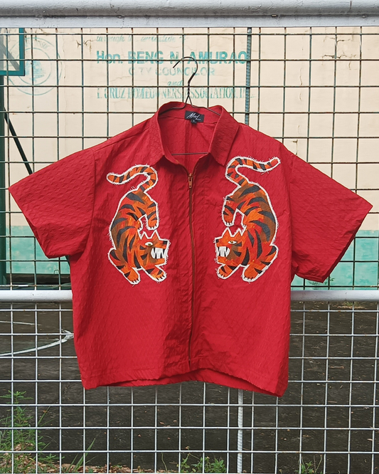 Zip Up Top - TWIN TIGERS 🐯